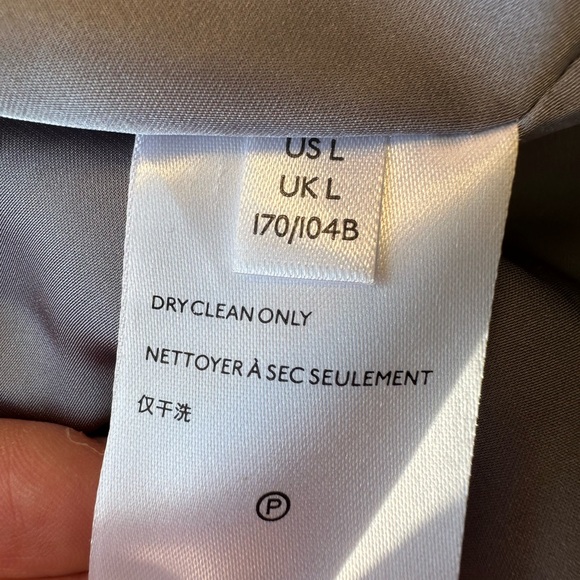 Free People size L Faux Fur Coat Solid Kate Faux double button Jacket OB912466 - Picture 7 of 7